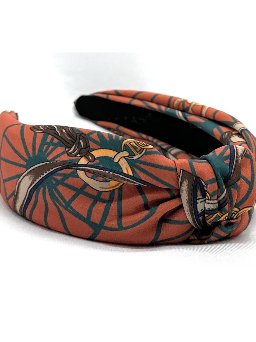 Knotted Headband for Women, Satin Fabric with a Soft Silk Feel, Vintage-Looking,